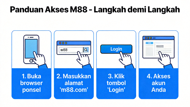 Panduan Akses M88 - Langkah demi Langkah
